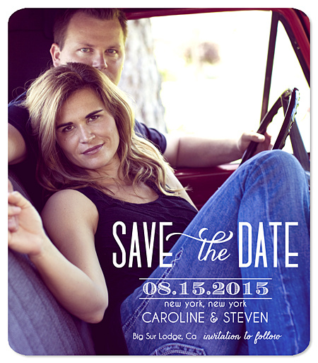 "Well Paired" Save the Date Card